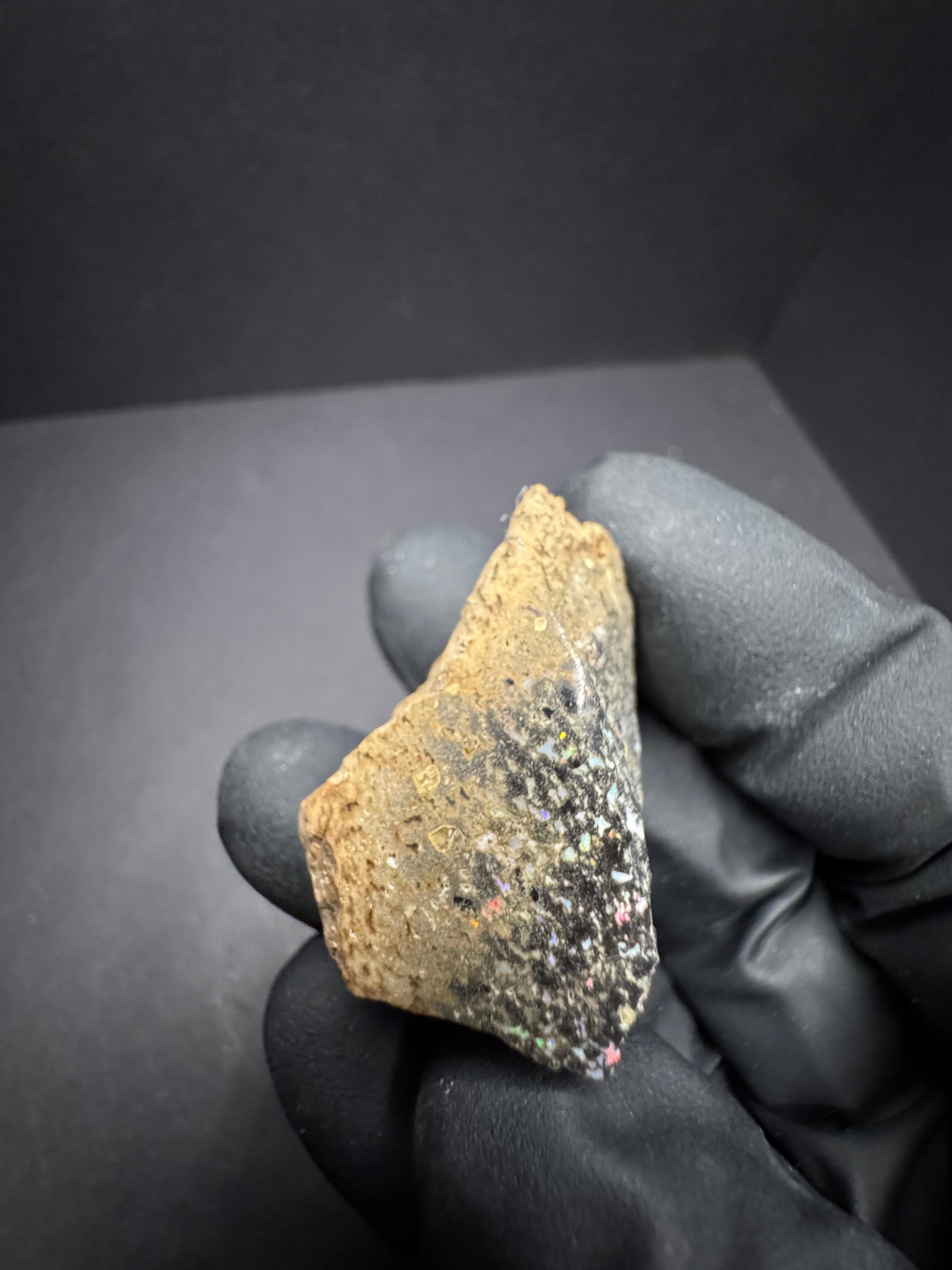 Mexican Leopard Opal Specimen.