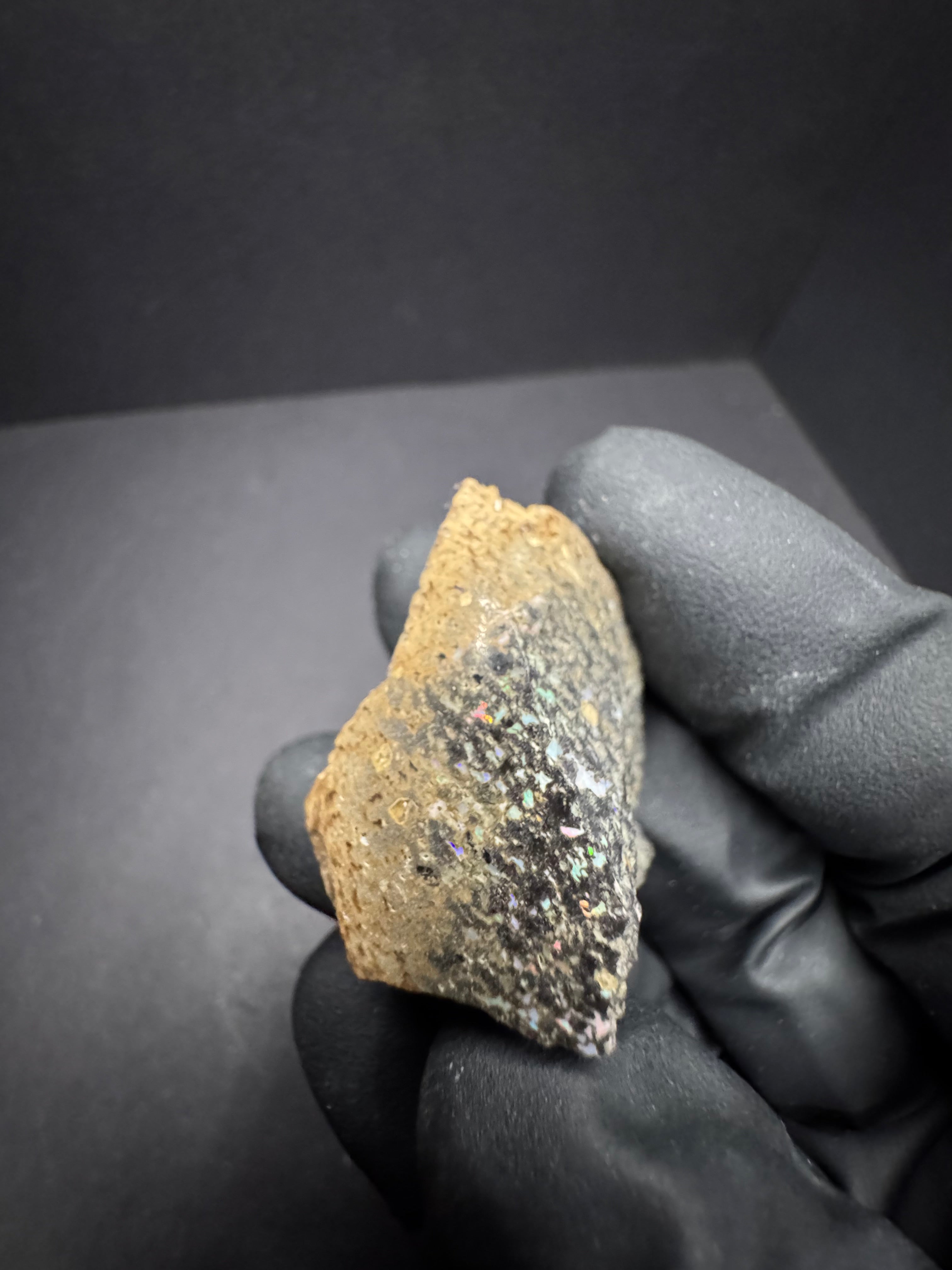 Mexican Leopard Opal Specimen.